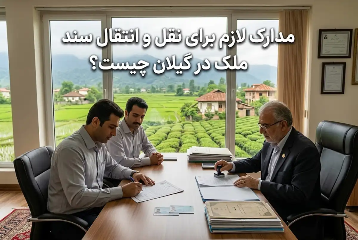 مدارک لازم برای نقل و انتقال سند ملک در گیلان چیست؟